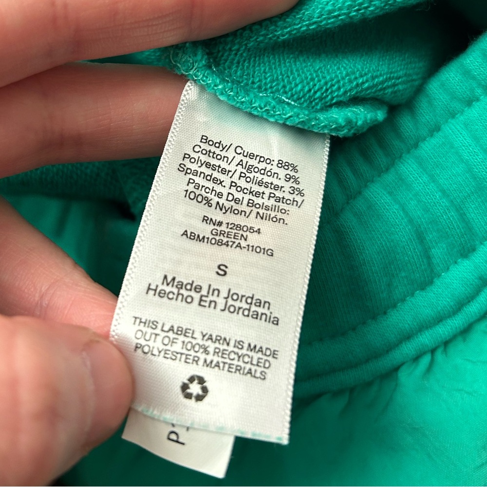 Fielder Bonobos Jogger French Terry Mixed Media Pants Men's Bright Green Pants S - Picture 6 of 11
